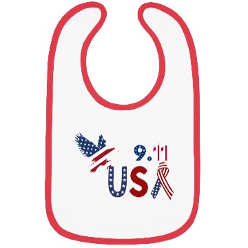 Discover Patriot Day 9.11 Bibs