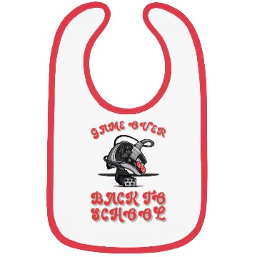 Discover Game Over Back To School Bibs