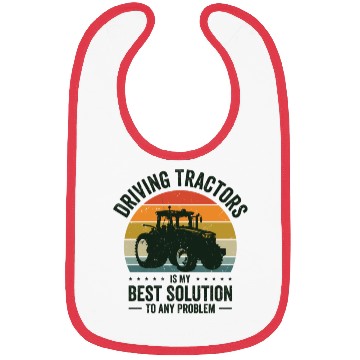 Discover Problem Solution Tractor Farming Agriculture Bibs