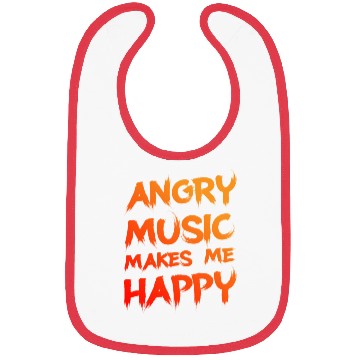 Discover Angry Music Makes Me Happy 2 Bibs