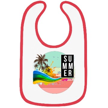 Discover Summer Time Bibs