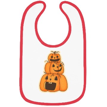 Discover Pumpkin Halloween Bibs