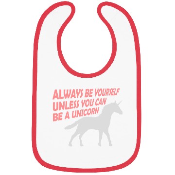 Discover always be yourself unicorn Bibs