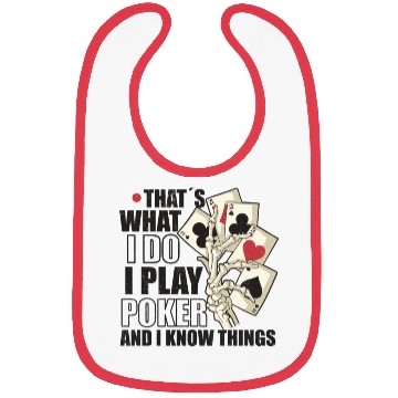 Discover Poker Casino Poker Player Gambling Roulette Gift Bibs