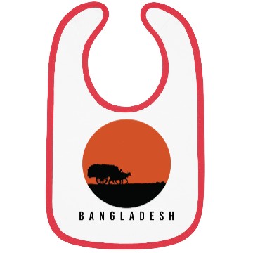 Discover Bangladesh Natural Sunset Silhoutte Bibs