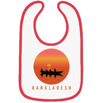 Discover Bangladesh Natural Sunset Silhoutte Bibs