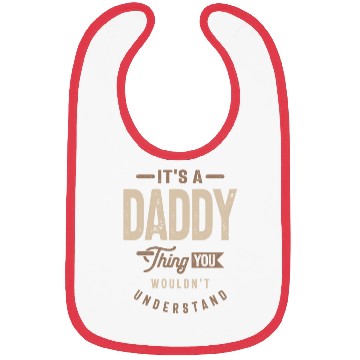 Discover Mens It's a Daddy Thing Funny Dad Grandpa Bibs