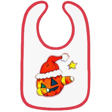 Discover Jack O Lantern Dabbing Christmas Bibs