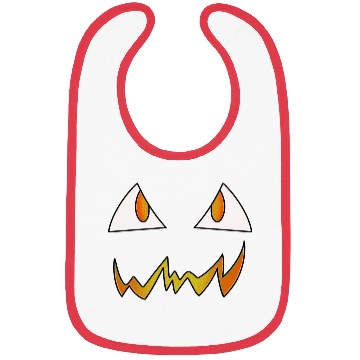 Discover Jack O Lantern Face Bibs