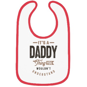 Discover Mens It's a Daddy Thing Funny Dad Grandpa Bibs