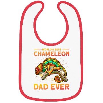 Discover World's best Chameleon Dad ever Bibs