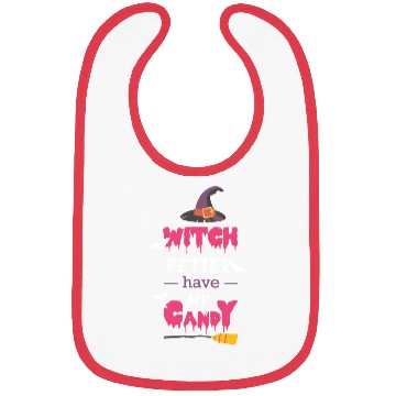 Discover Halloween witch candy Bibs