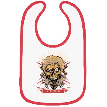 Discover Screaming Skull by Wild Linus Germany Bibs