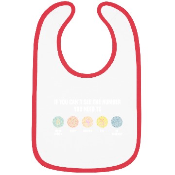 Discover Ishihara Numbers - Be Yourself Bibs