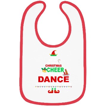 Discover Dance Teacher Christmas Bibs Elf Cheer Bibs