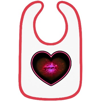 Discover geek big heart Bibs
