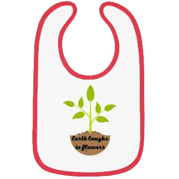 Discover plants make me happiness Bibs