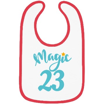 Discover Magic 23 blue number Bibs