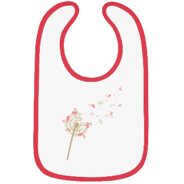 Discover Dandelion Flamingo Tropical Bird Bibs