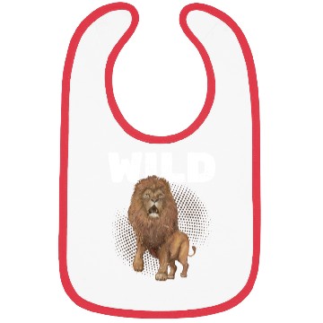 Discover Wild Animal Lion Bibs