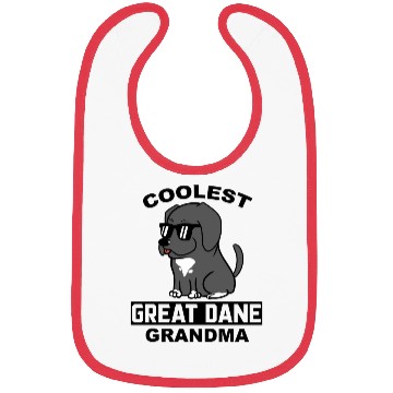 Discover Coolest Great Dane Grandma Bibs