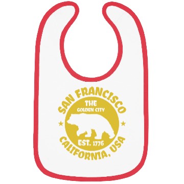 Discover San Francisco California Bibs
