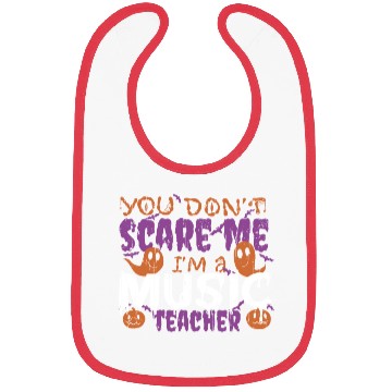 Discover Ghost Pumpkin Music Teacher Halloween Bibs