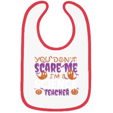 Discover Ghost Pumpkin Science Teacher Halloween Bibs