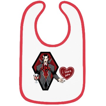 Discover VAMPIRE LOVE YOU Bibs