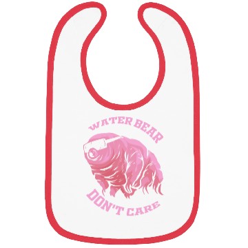 Discover Water Bear Don't Care Bibs