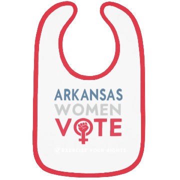 Discover Arkansas Women Vote Voter 2022 Election Feminist Bibs