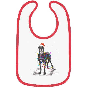 Discover Great Dane With Christmas Lights Santa Bibs
