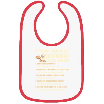 Discover Sourdough Bread Baking Foodie Baker Cooking Bibs