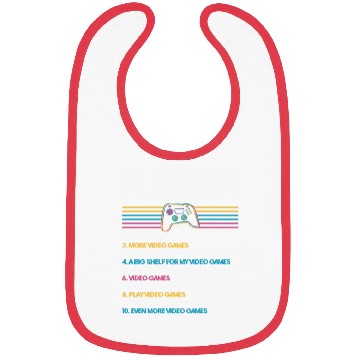 Discover Gaming Gamer Playing Video Game Computer Bibs