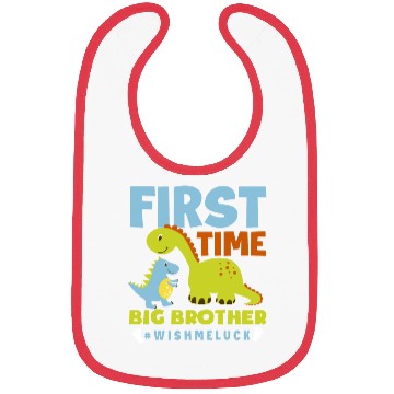 Discover First Time Brother Child Son Offspring Bibs