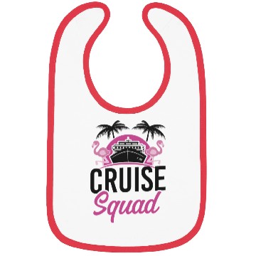 Discover Cruise Ship Vacation Girl Friends Bibs