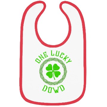 Discover One Lucky Dowd Irish Family Four Leaf Clover Bibs