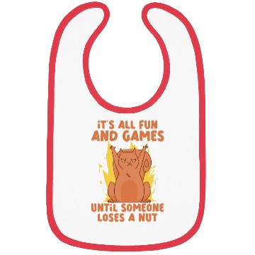 Discover Funny Squirrel Fan Squirrel Lover Chipmunk Addict Bibs