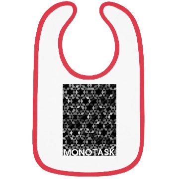 Discover Black and white design by MONOTASK Bibs
