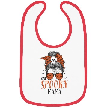 Discover One Spooky Mama Witch In Eyeglasses Halloween Bibs