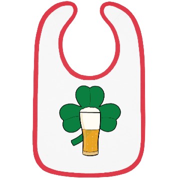 Discover St Patricks Day Lucky Shamrock Beer Bibs