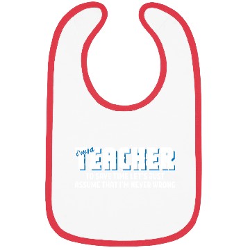 Discover I am Teacher Bibs