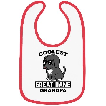 Discover Coolest Great Dane Grandpa Bibs