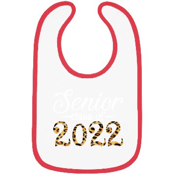 Discover Senior Class Of 2022 Leopard Print Bibs