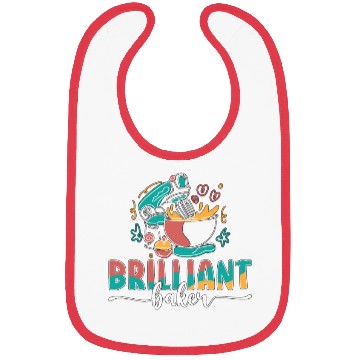 Discover Baker Brilliant Cupcake Baking Bakery Chef Cake Bibs