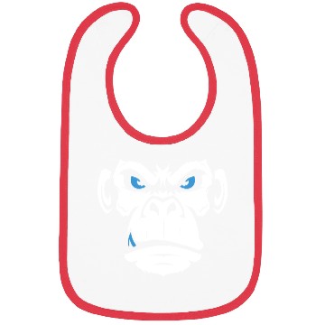 Discover Monkey Head Angry Monkey Face Bibs