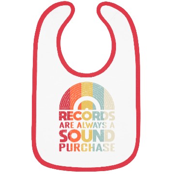 Discover Vinyl Collector Joke Record Collection Bibs