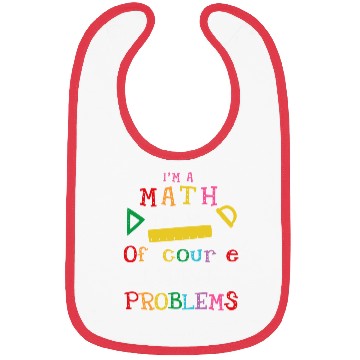 Discover I'm a Math Teacher Funny Math Teacher Bibs