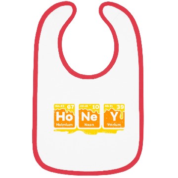 Discover Honey Periodic Table Beekeeper Bee Hives Science Bibs