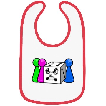 Discover Board Game Angry Dice Bibs